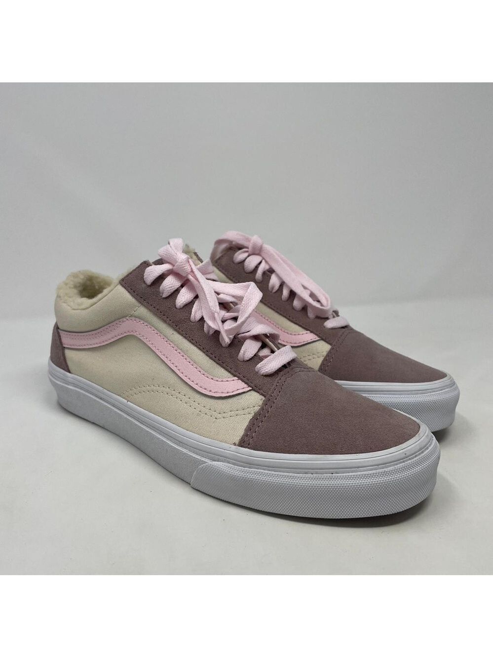 Vans Unisex Suede Sherpa Old Skool Low Top Sneakers Shoes - new - Picture 4 of 13